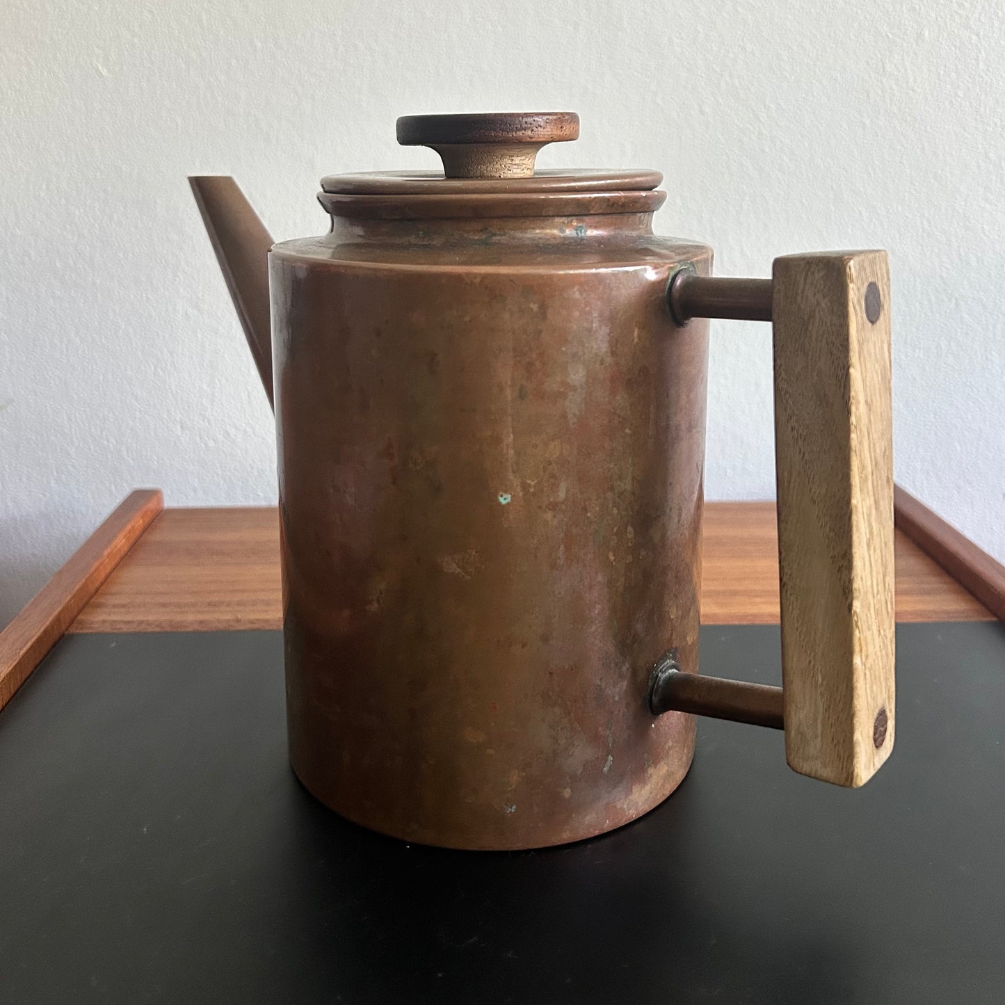 Coffee pot in copper by Maija Heikinheimo for Artek