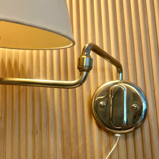 Wall lamp with extendable arm by Reijmyre Armaturfabrik