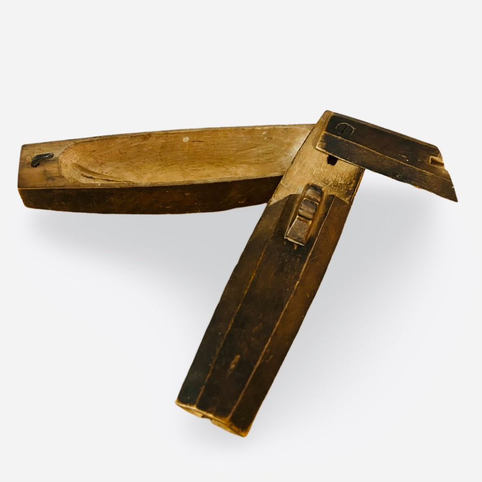 Nordic folk art pen case from the 1800s