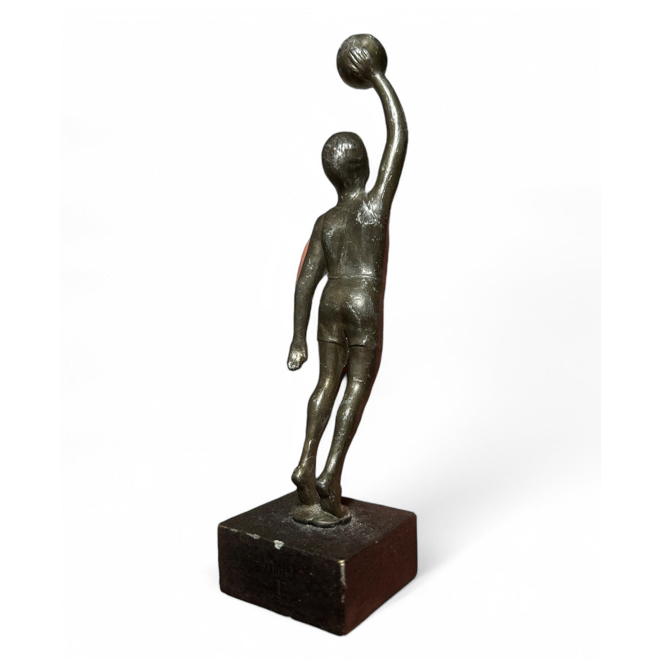 Small 1950s bronze statue for NMKY / YMCA