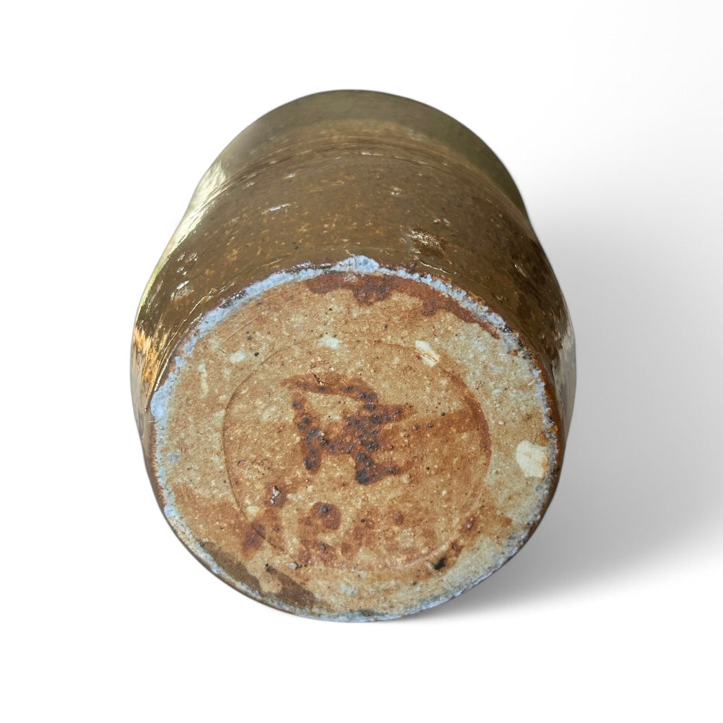 Stoneware vase from the 1970s by Paul Envalds for Arabia
