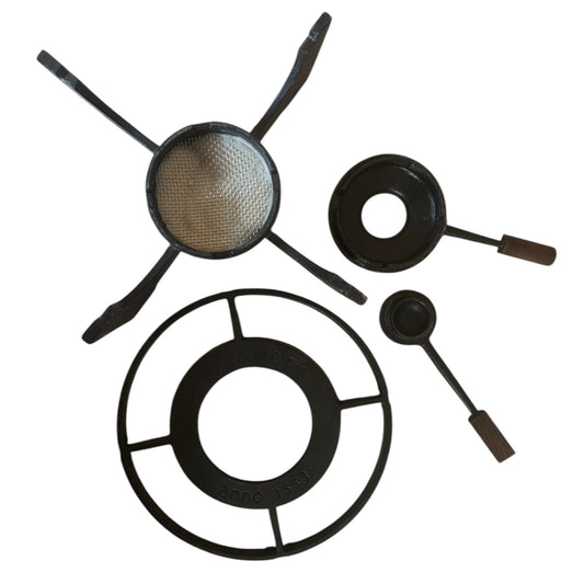Cast iron fondue stand by Cousances