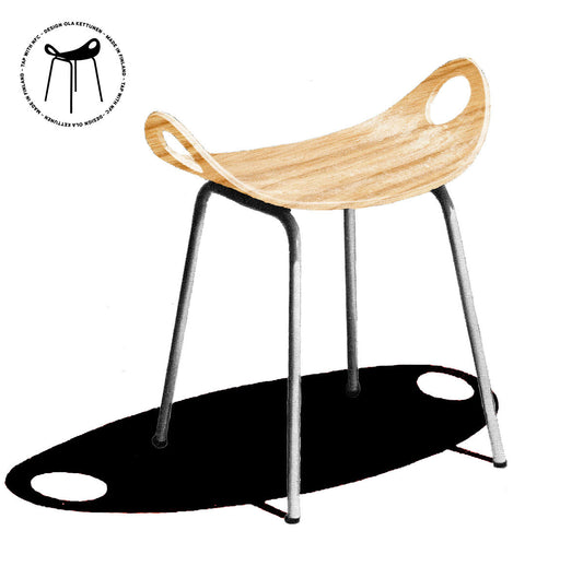 Ulla stool by Ola Kettunen