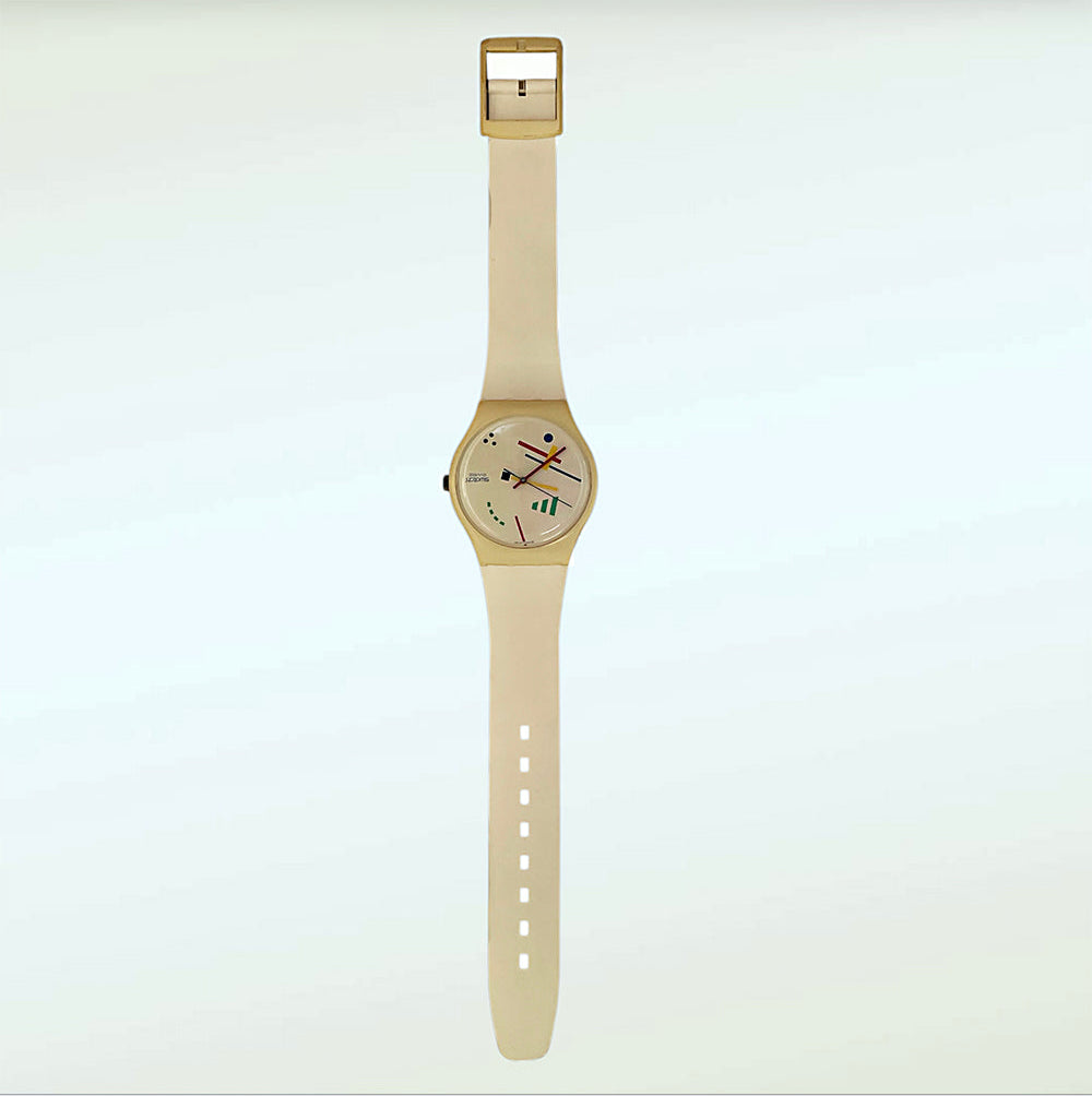 Maxi Vasily Swatch wall watch, 1980s