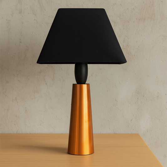 Copper table lamp by HKA - Helsingin Kaasuvalo