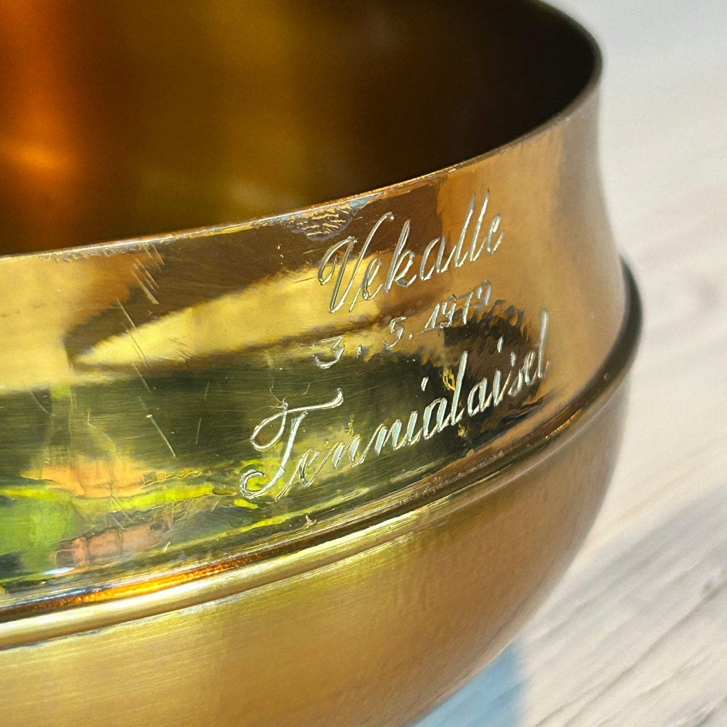 Bronze bowl from the 1970s by Tapio Wirkkala for Kultakeskus