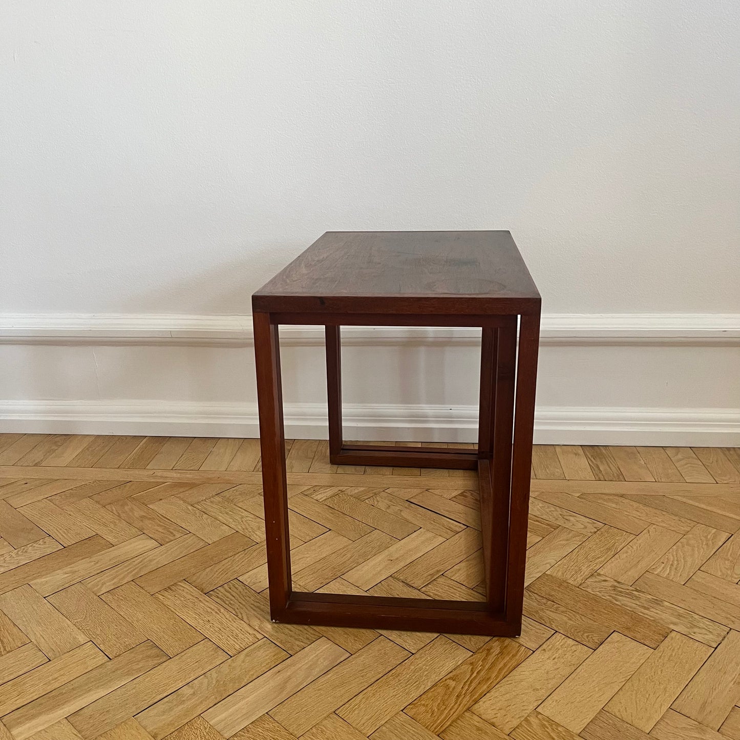 Nest of tables in teak by Karl Erik Ekselius for JOC Vetlanda