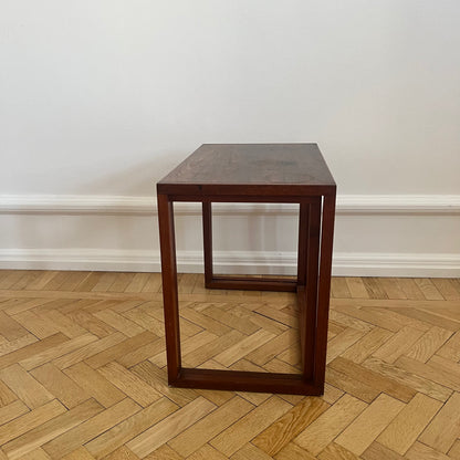 Nest of tables in teak by Karl Erik Ekselius for JOC Vetlanda