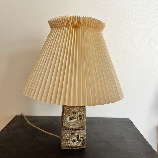 Danish porcelain Baca table lamp by Nils Thorsson for Royal Copenhagen
