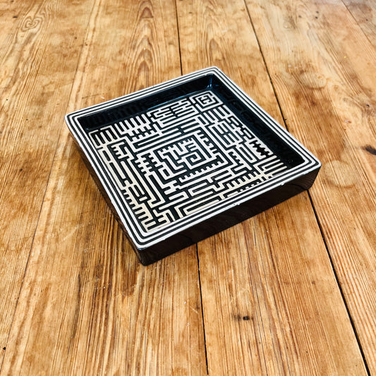 Stig Lindberg Domino tray, size 15x15 centimeters