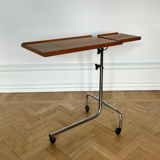 Danish modern pine reading tray table by H.M.N. of Denmark