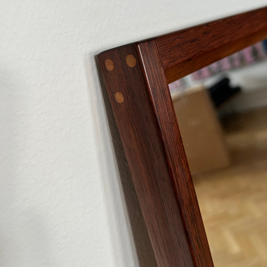 Palisander mirror by Kai Kristiansen for Aksel Kjersgaard