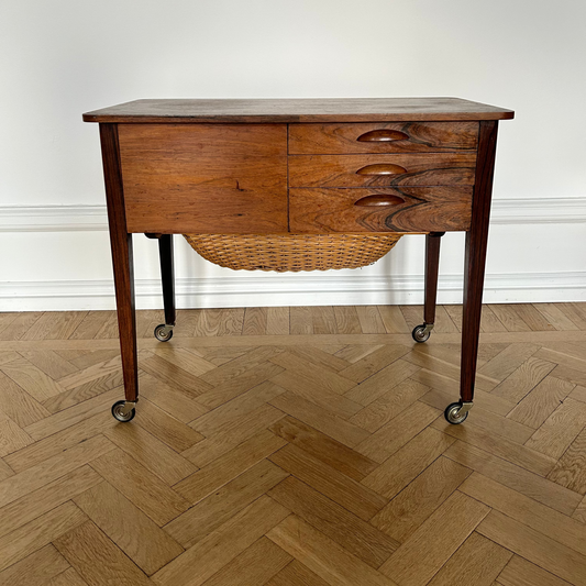 Danish sewing table in teak from the 1960s