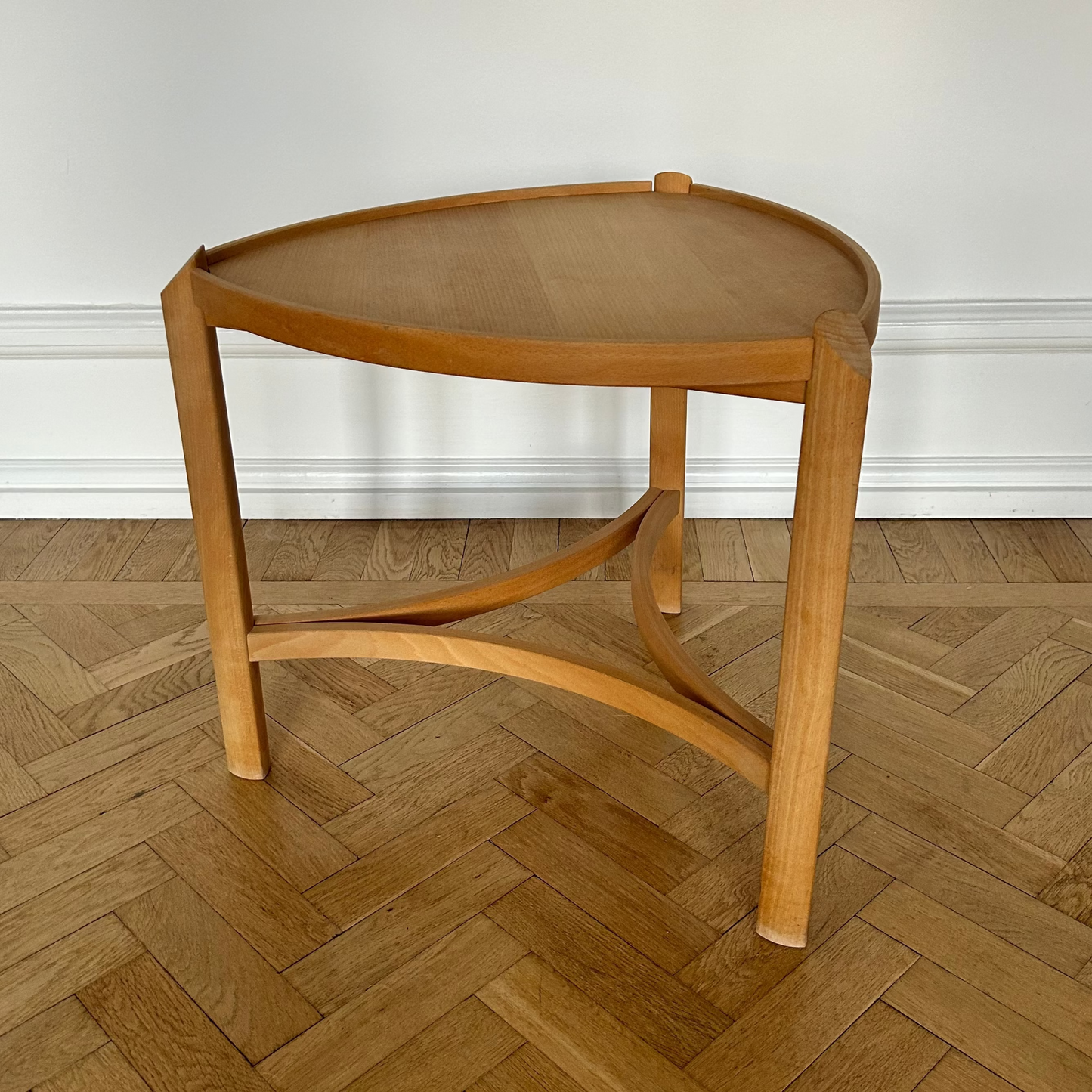 Danish tray table in beech from the 1980s
