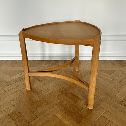 Danish tray table in beech from the 1980s