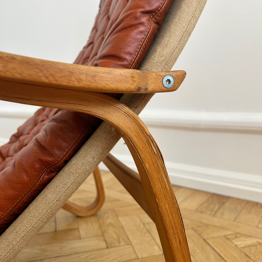 Metro lounge chair from the 1970s by Sam Larsson for DUX