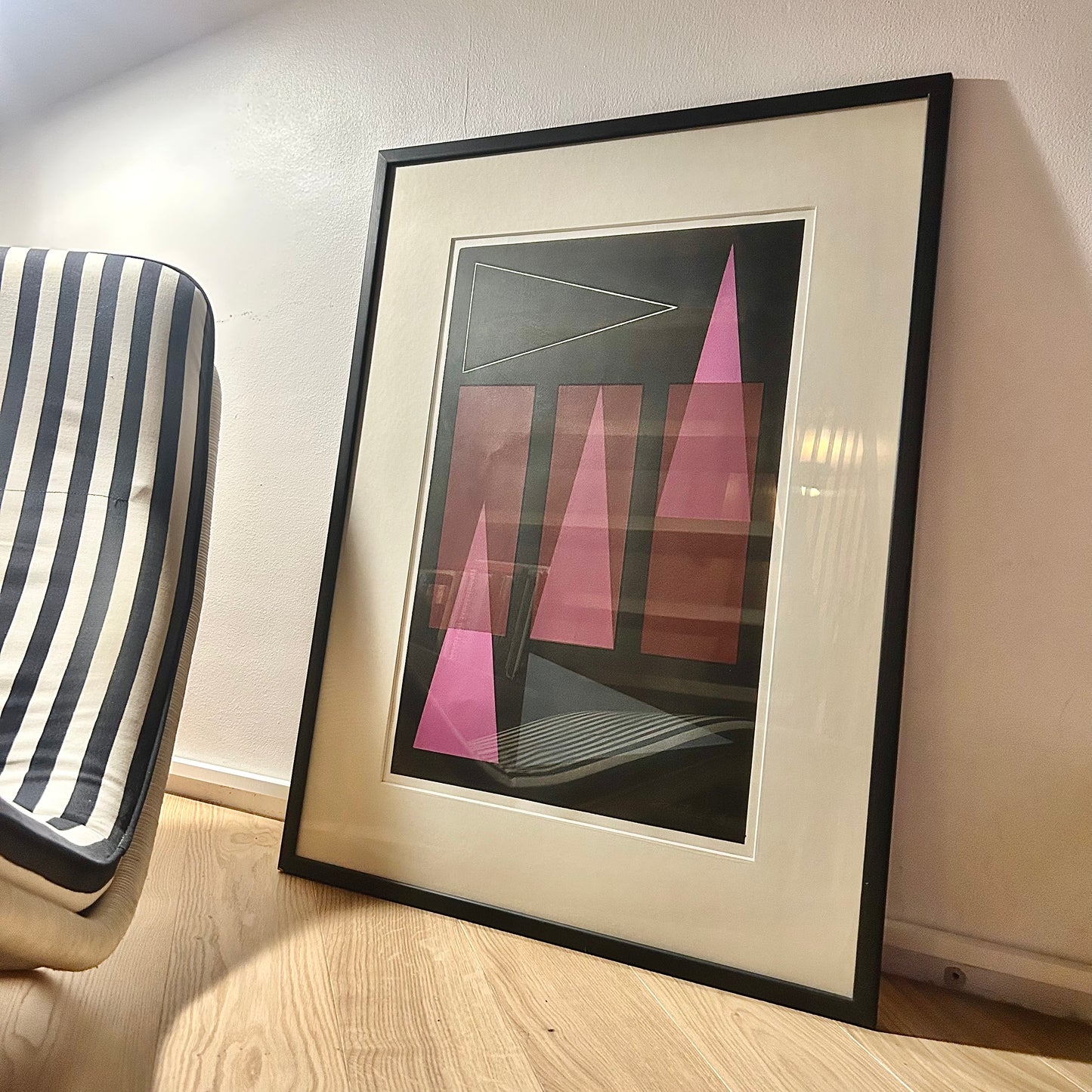 Framed graphic sheet by Jorma Hautala from 1980 - 24/30