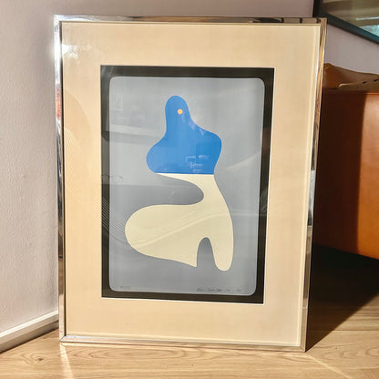 Framed graphic sheet by Kari Huhtamo from 1976 - 21/50