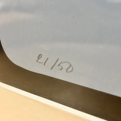 Framed graphic sheet by Kari Huhtamo from 1976 - 21/50