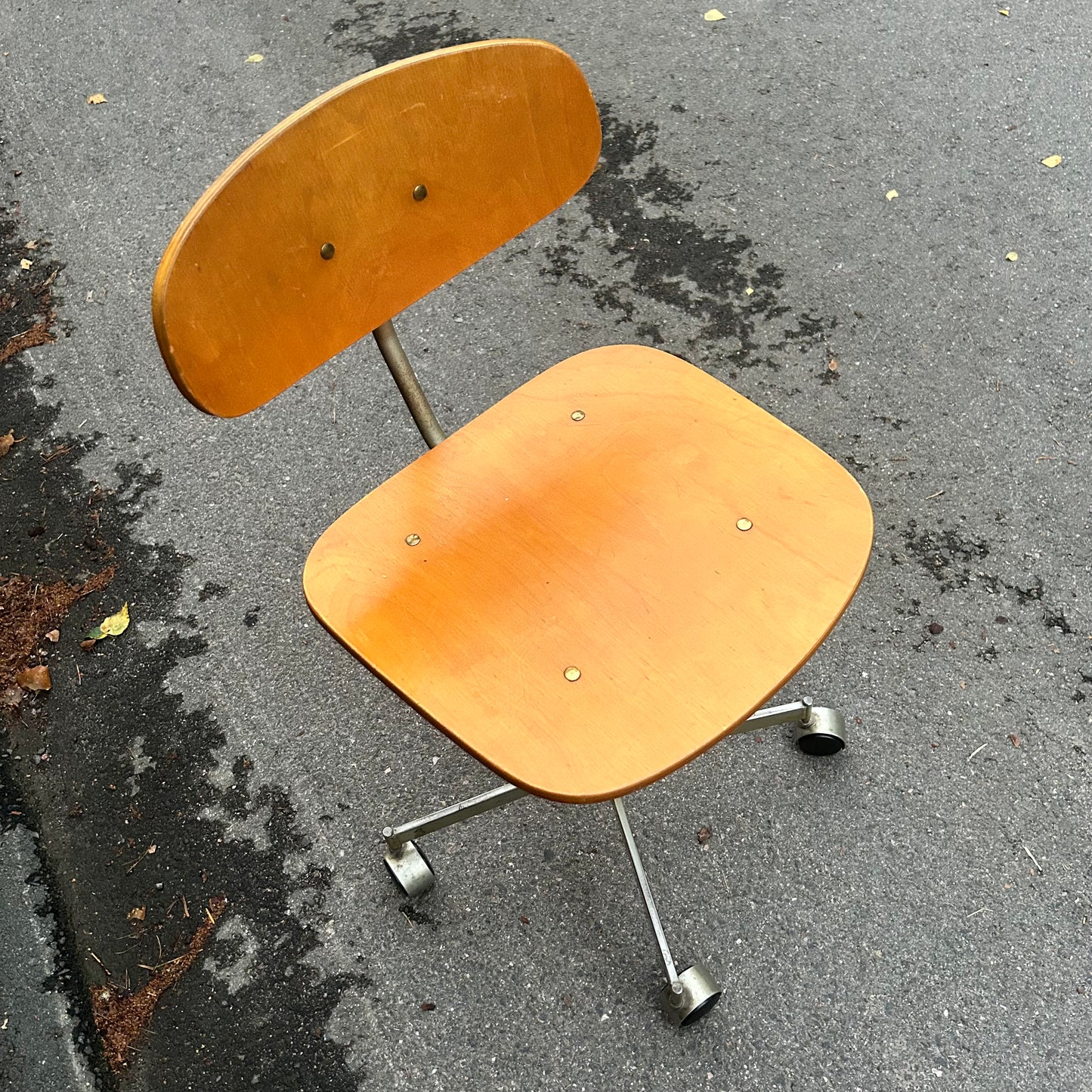 Midcentury Modern Architect's Swivel Desk chair