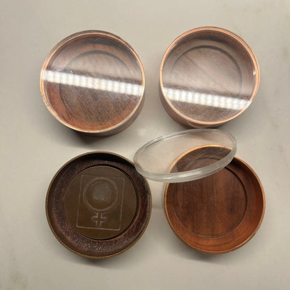 Four Outokumpu medal jars by Tapio Wirkkala for Kultateollisuus