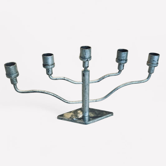 Art Deco meets brutalism candelabra
