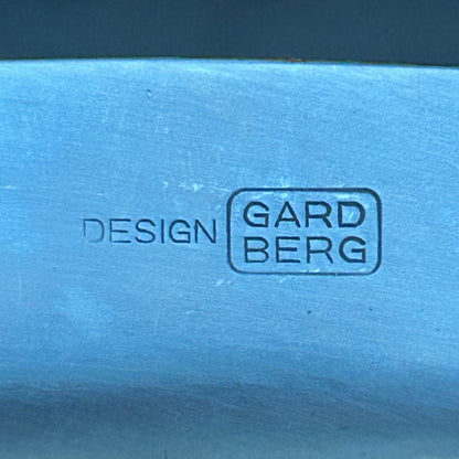 Serving dish in metal from the 1960s by Bertel Gardberg for Hackman