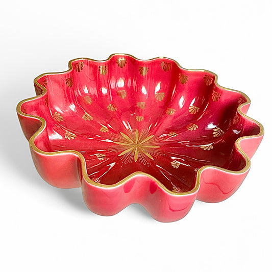 Large Rubin series bowl by Arthur Percy for Gefle Porslinsfabrik in Sweden