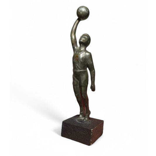 Small 1950s bronze statue for NMKY / YMCA