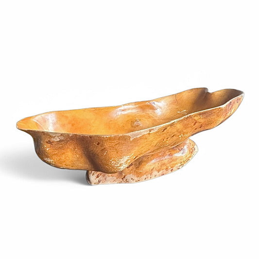 Finnish wartime 1940s burl bowl from Syväri