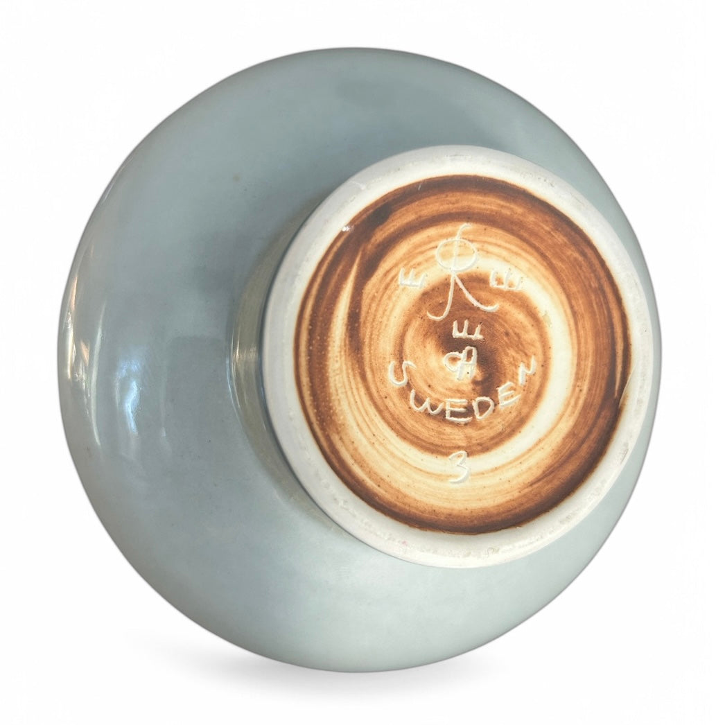 Bamboo series 1960s vase by Olle Alberius for Swedish Rörstrand