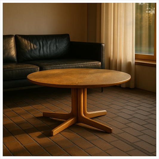 Vintage Oak Coffee Table by Karl-Erik Ekselius for JOC Vetlanda, 1960s