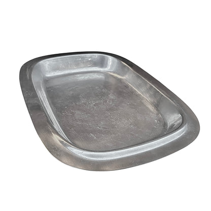 Serving dish in metal from the 1960s by Bertel Gardberg for Hackman