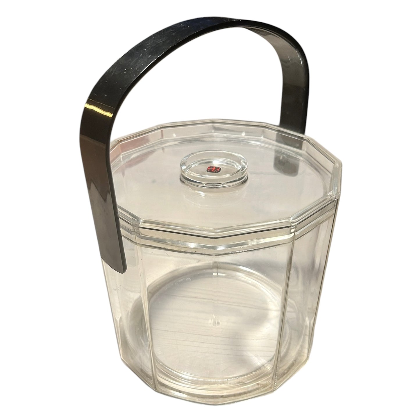 Large Italian 1980s ice bucket by Ambrogio Pozzi for Guzzini