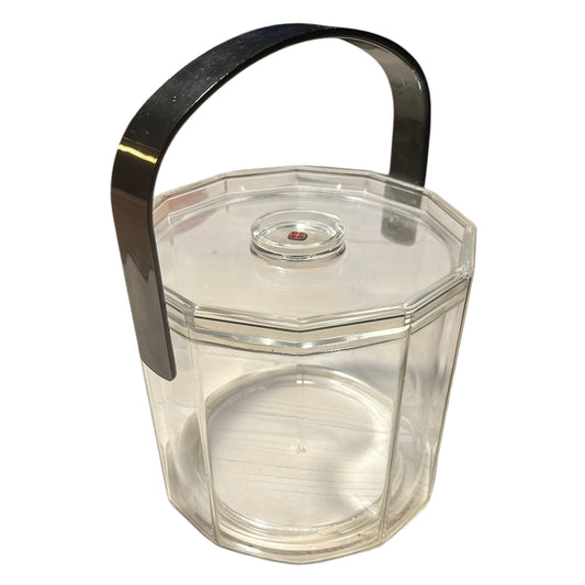 Large Italian 1980s ice bucket by Ambrogio Pozzi for Guzzini