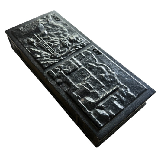 Cast iron box by Husqvarna from the late 1950s