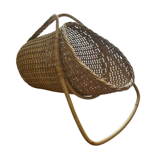 Finnish Rattan Basket from the 1950s
