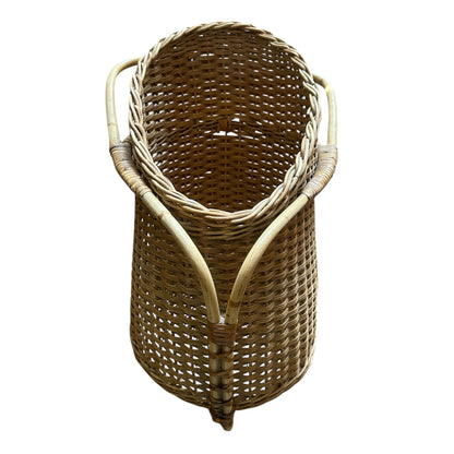 Finnish Rattan Basket from the 1950s
