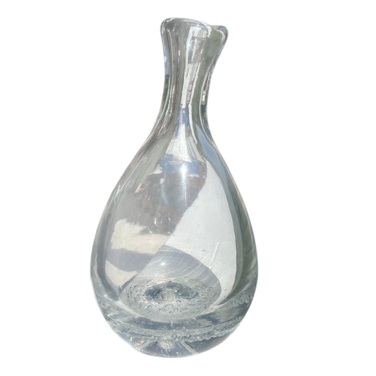 Glass 'sooda' bottle by Kaj Franck for Iittala