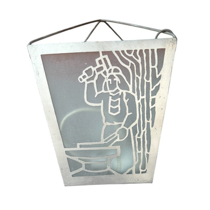 Kalevala themed ceiling light from the early 20th century