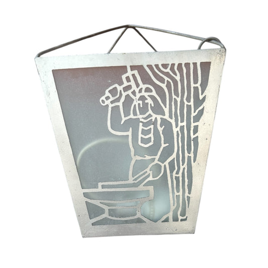 Kalevala themed ceiling light from the early 20th century