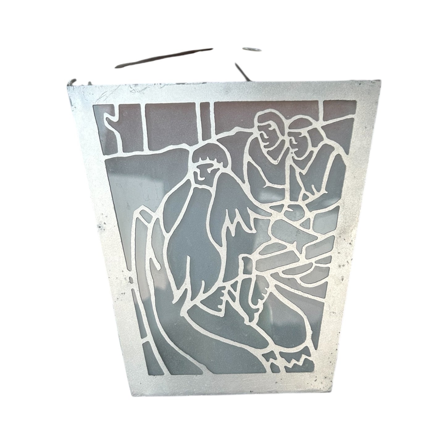 Kalevala themed ceiling light from the early 20th century