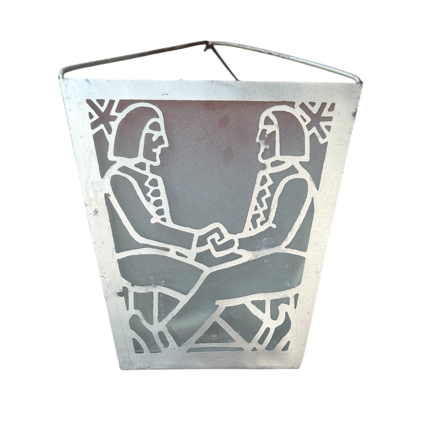 Kalevala themed ceiling light from the early 20th century