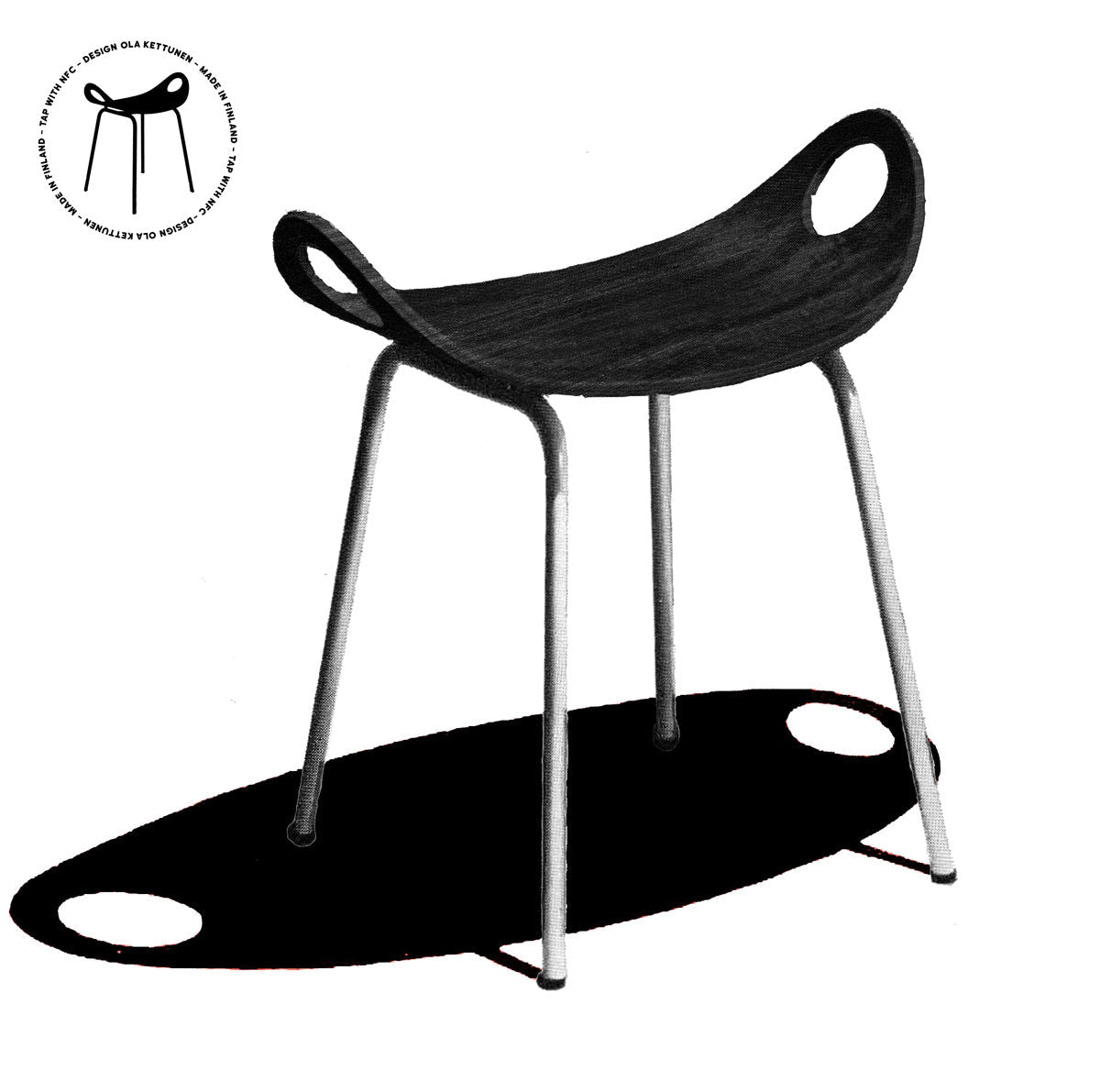 Ulla stool by Ola Kettunen