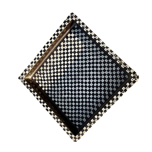 Stig Lindbergs and Gustavsbergs Domino tray, 20x20 cm