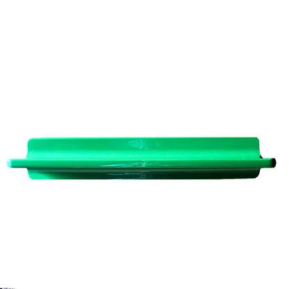 Green, space age shelv