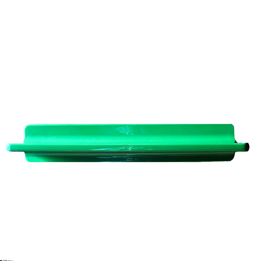 Green, space age shelv