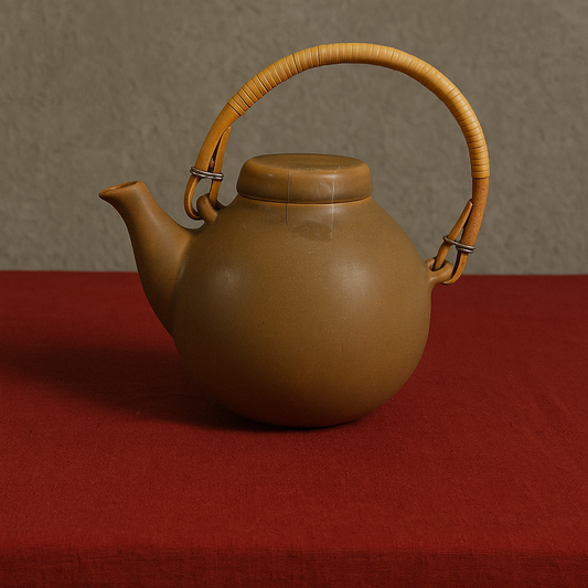 Finnish 1950s stoneware teapot by Ulla Procopé for Arabia