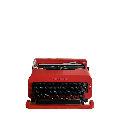 Olivetti Valentine typing machine – by Ettore Sottsass