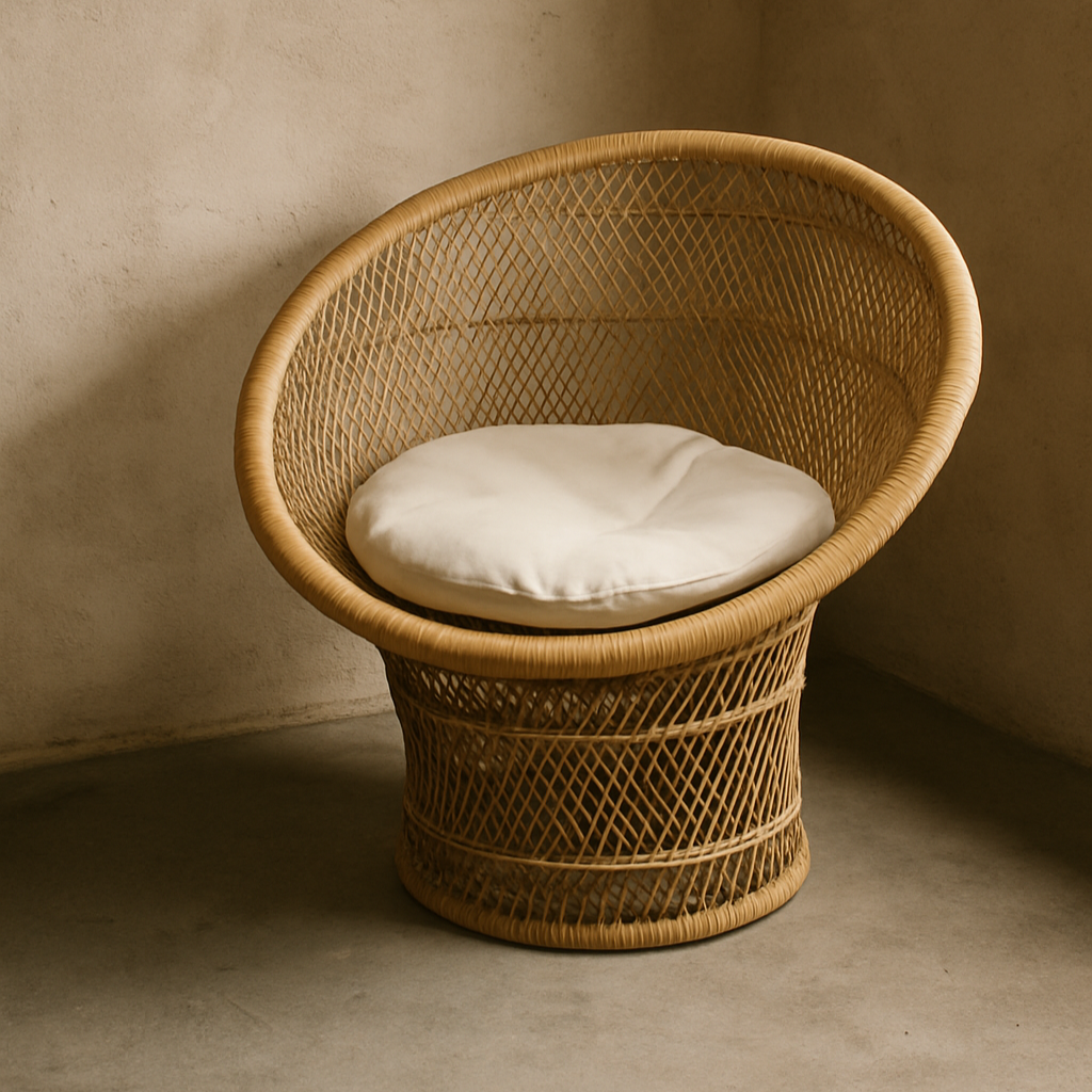 Vintage wicker rattan chairs